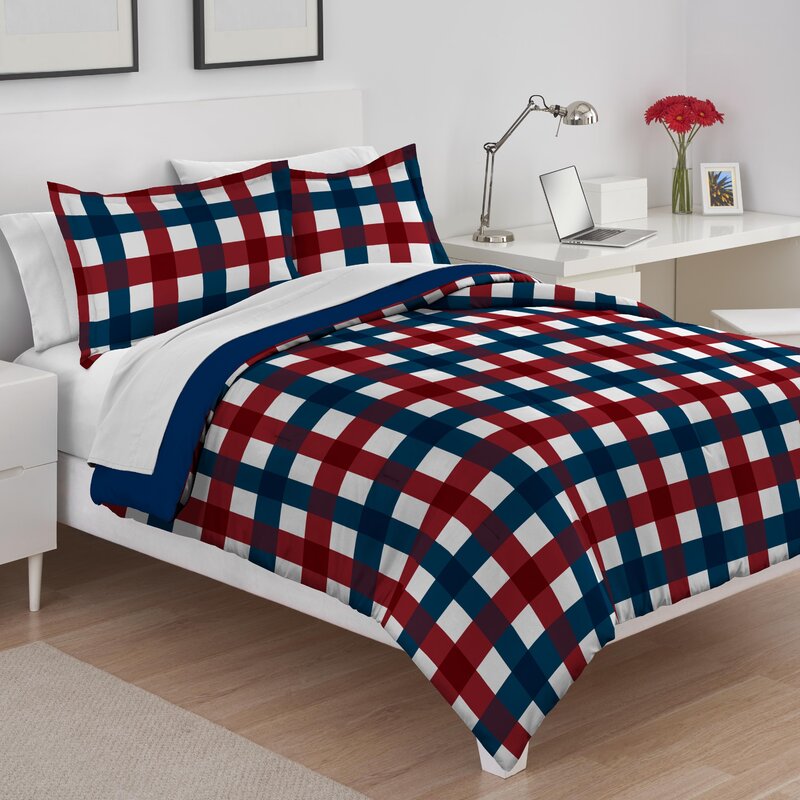 izod-buffalo-plaid-reversible-comforter-set-wayfair